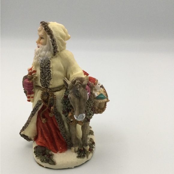 Samichlaus Switzerland 1993 SC09 International Santa Figurine White Robe 4.5" - Picture 4 of 10